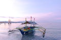 Boats at the shore of Morong, Bataan, Philippines Royalty Free Stock Photo