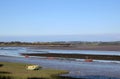 Boats shore River Lune estuary, Sunderland Point