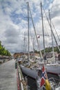 Boats on show at the harbor of halden, image 2