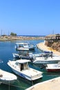 Boats in Sissi Royalty Free Stock Photo