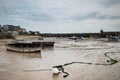 Boats in St. Ives, Cornwall, England, Europe Royalty Free Stock Photo