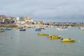 Boats in St Ives harbour,cornwall