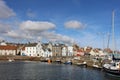 Boats in St Monans harbour, Fife, Scotland. Royalty Free Stock Photo