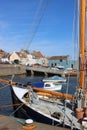 Boats in St Monans harbour, Fife, Scotland. Royalty Free Stock Photo