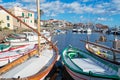 Boats in Stintino Royalty Free Stock Photo