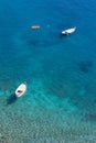 Boats and stunning sea colours in Italy