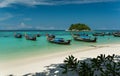 Boats Sunrise Beach, Koh Lipe Island - Thailand