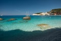 Porto Katsiki Beach in summer season, Lefkada, Greece