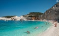 Porto Katsiki Beach in summer season, Lefkada, Greece