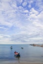 Boats in Thai sea