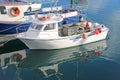 Boats in Torquay Marina, Devon Royalty Free Stock Photo