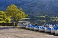 Boats on Ullswater shore