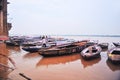 Boats at Varanasi ghats