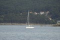 Boats in Vigo Ria Royalty Free Stock Photo