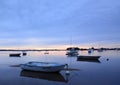 Boats waiting or summer to return in Queensland, Australia