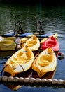 Boats waiting to be rented