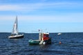 Boats in Water der Natur