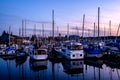 Boats on the water in downtown olympia Washington on a sunny afternoon with boats