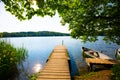 Boats on Wesslinger lake