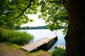 Boats on Wesslinger lake