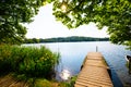 Boats on Wesslinger lake