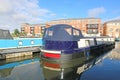 Boats in Worcester Canal Basin Royalty Free Stock Photo