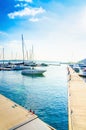 Boats in yacht port in Oslo, Norway