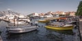 Boats and Yachts in Budva, Montenegro Royalty Free Stock Photo