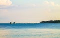 Boats yachts catamaran jetty ships port Playa del Carmen Mexico