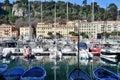 Boats and yachts moored in the port of Nice Royalty Free Stock Photo