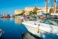 Boats and yachts in a port of Kyrenia (Girne), Cyprus