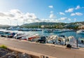 Boats and yachts in Portals Nous port, Mallorca island, Spain Royalty Free Stock Photo