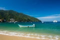 Boats in Yelapa, Jalisco, Mexico Royalty Free Stock Photo