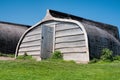 Boatshed on Lindisfarne Royalty Free Stock Photo