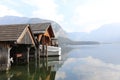 Boatshed on the River in house Royalty Free Stock Photo