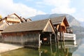 Boatshed on the River in house Royalty Free Stock Photo