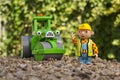 Bob the builder and Roley Royalty Free Stock Photo