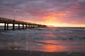 Bob Hall Pier, Padre Balli Park, Corpus Christi, Texas Royalty Free Stock Photo