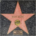 Bob Hope`s star on Hollywood Walk of Fame