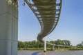 Bob Kerrey Pedestrian Bridge in Omaha, Nebraska Royalty Free Stock Photo