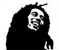 Bob Marley black and white picture