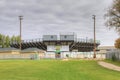 Bob Van Impe Field in Saskatoon, Saskatchewan, Canada. It is a softball facilty Royalty Free Stock Photo