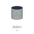 Bobbin icon vector. Trendy flat bobbin icon from sew collection isolated on white background. Vector illustration can be used for Royalty Free Stock Photo