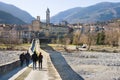 Bobbio bridge Piacenza Emilia Romagna italy travel
