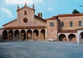 Bobbio church of San Colombano from the 80s