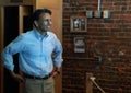 Bobby Jindal, Governor of Louisiana and presidential hopeful speaks at Smokey Row Coffee House, Oskaloosa, Iowa