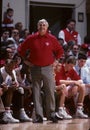 Bobby Knight Coach of the Indiana Basketball Team. Royalty Free Stock Photo