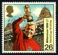 Bobby Moore England World Cup UK Postage Stamp