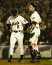 Bobby Valentine and Mike Piazza