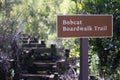 Bobcat Boardwalk Trail Sign